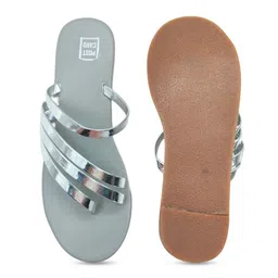 POSTCARD Women Printed Open Toe Flats image 5