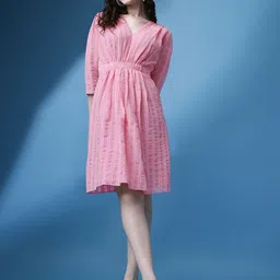 Fashion2wear Women Georgette Fit & Flare Dress-image-42