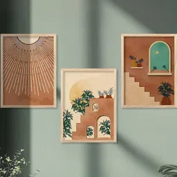 walllane Modern Wall Art With Frame Home Decor Wall Painting For Living Room Office Bedroom-picture-30