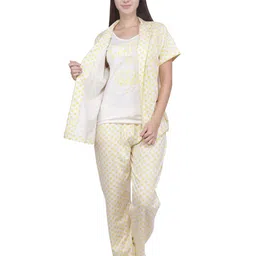 RANGRIWAZ Polka Dot Printed Night suits image 4