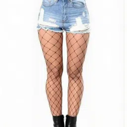 OGIMI- Ohh Give me Self Design Fishnet High Rise Sheered Stockings-picture-23