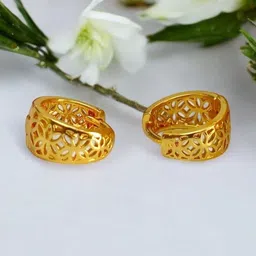 SHREE KRISHNA SHOPPING Gold-Plated Brass Earrings-picture-14