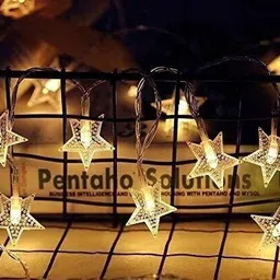 pesca 50 LEDs 7.98 m Yellow Steady Star Rice Lights-picture-24