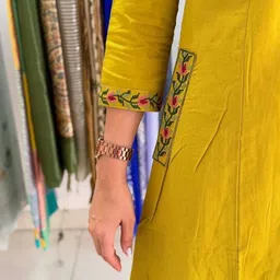 neeru Women Pure Cotton Kurti Pant Set image 5