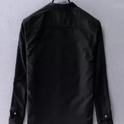 fubar Men Regular Fit Solid Mandarin Collar Casual Shirt image 2