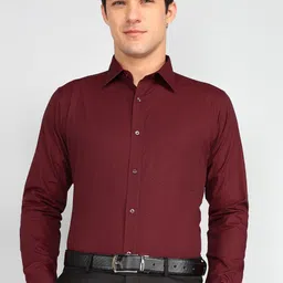 raymond Men Slim Fit Solid Formal Shirt-picture-26