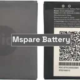 Mspare Mobile Battery For Jiofi 3 4G | Model SCUD-MFB260001 {2600mAH}-image-13