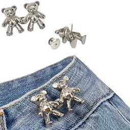 morel 3 in 1 Tooth Dental Floss AND Jeans Button Bear Button (PACK OF 2 ) COMBO Cord Anti-Static Wrist Strap image 5