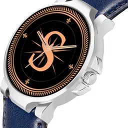 Alpha Heritage Collection S Blue Strap Watch for Man & Boys Analog Watch - For Men ALPHA-S-3K-SIL-BLU-L-1-image-10