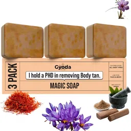 gyoda Magic DeTan Soap Fresh & Flawless Skin Whitening Bath Bar-picture-34