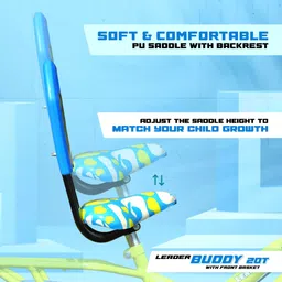 leader Buddy 20T Kids Cycle with Sturdy Training Wheels & Basket | Perfect for 5–9 Year 20 T (inch) Road Cycle image 3