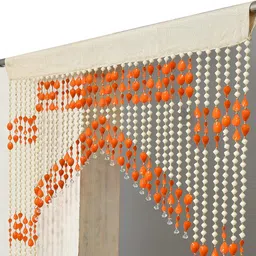 afsn 214 cm (7 ft) PVC Transparent Door Curtain Single Curtain image 1