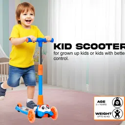 odelee Height Adjustable Kick Scooter for Kids Foldable with Lighting Wheels-picture-24