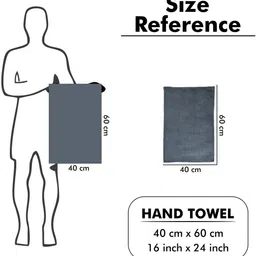 furnofy Cotton 450 GSM Hand Towel Set image 5