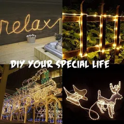 pesca 2400 LEDs 20 m Yellow Steady String Rice Lights image 4