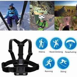 TECHGEAR Adjustable Body Harness Chest Belt Strap Mount Accessory Strap image 5