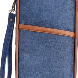 glimaraa Women Blue, Tan Wristlet-picture-41