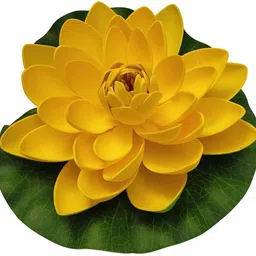 saikara collection Artificial Lotus Flower For Home Decoration And Aquarium, Pound, Fish Tank Yellow, Green Lotus Artificial Flower-picture-13