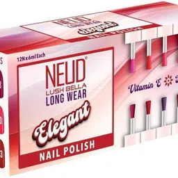 neud Lush Bella Elegant Nail Polish Combo Set, Long Lasting Amazing Shades (12 x 6ml) Multicolor-picture-18