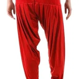 sundar Cotton Blend, Viscose Rayon Solid Patiala image 3