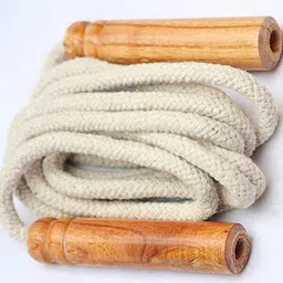 kbb Exercise Skipping Rope for Weight Loss and Speed Training (1 Pc) White image 2