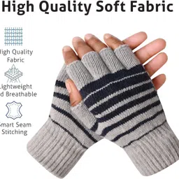 loom legacy Striped Winter Men Gloves image 3