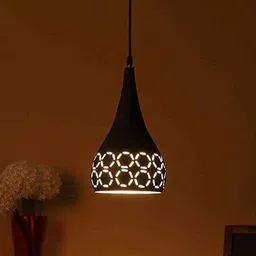 ayoulights Hanging Light Lamp 2Cut BLACK Hanging Lights (Pendant Lights) Lamp Shade image 2