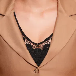 globus Women Solid Single Breasted Formal Blazer image 4