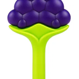 kalra magic Teether Silicone Soft Grabber: Grape Tots Design Toy & Grip Baby FruitPod Grape Feeder-picture-47