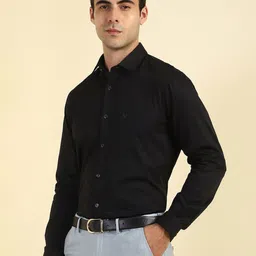 Allen Solly Men Slim Fit Spread Collar Pure Cotton Formal Shirt image 5