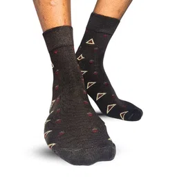 MJE 5-Pcs Patterned Cotton Ankle Length Socks image 4