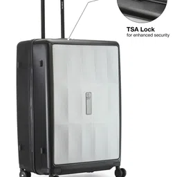 Nasher Miles Set Of 2 Zanzibar Color-Block Hard Sided Large & Medium Trolley Suitcase image 4
