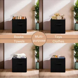 Myntra Elegant Homes Black 2 Pieces Regular Drawer Organisers image 2