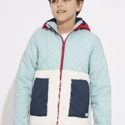 Jack & Jones Junior Boys Colourblocked Lightweight Quilted Jacket image 1