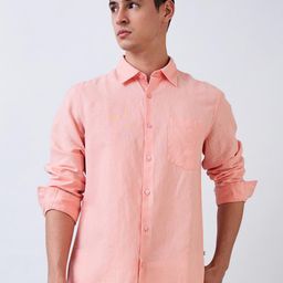 SPYKAR Men Slim Fit Spread Collar Solid Cotton Casual Shirt-picture-35