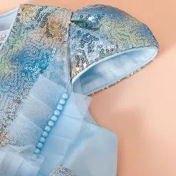 hopscotch Sequin Sparkle Bow Party Dress image 2