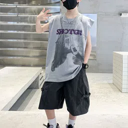 StyleCast x Revolte Boys Printed T-shirt with Shorts-picture-43