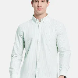 METTLE Men Multi Stripes Opaque Striped Casual Shirt-picture-28