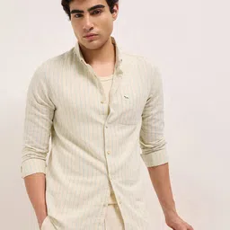 THE BEAR HOUSE Slim Fit Vertical Striped Long Sleeves Shirt image 1