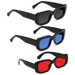 Arzonai Unisex Set Of 3 Rectangle Sunglasses with UV Protected Lens COMBO-2704-picture-32