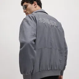 The Roadster Life Co. Typography Applique Detail Spread Collar Tailored Jacket-image-76