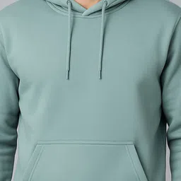 YONGE Men Hooded Full Sleeves Pullover Sweatshirt image 4