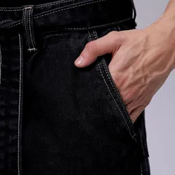 The Indian Garage Co Men Relaxed Fit Slash Knee Jeans image 3