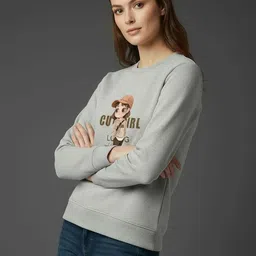 SZN Women Printed Sweatshirt image 5