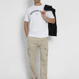 AMERICAN EAGLE OUTFITTERS Men Typography Printed Round Neck Cotton T-shirt image 2