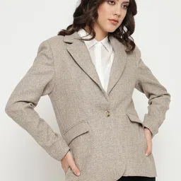 Beatnik Shawl Collar Single Breasted Blazer image 3