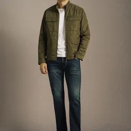 Louis Philippe Jeans Men Regular Fit Mid-Rise Light Fade Jeans image 4