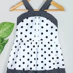 Tangerine Closet Polka Dot Print Fit & Flare Dress-picture-44