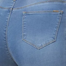 Kraus Jeans Women Skinny Fit High-Rise Light Fade Jeans image 3