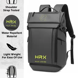 HRX by Hrithik Roshan Unisex Ergonomic Backpack with Anti-Theft image 3